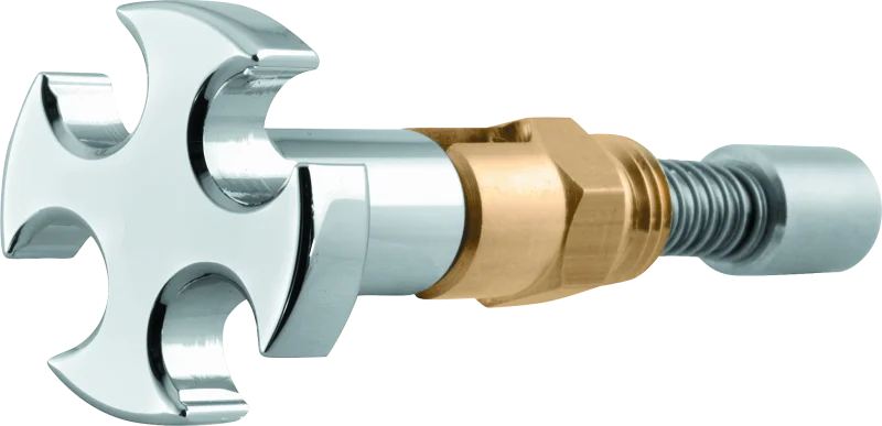Bikers Choice S&S B E G Chrome Cross Enrichener With Chrome Cross Knob