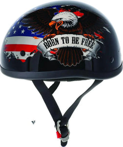 Bikers Choice Skid Lids Freedom Eagle Original Helmet - Small - Main Product View