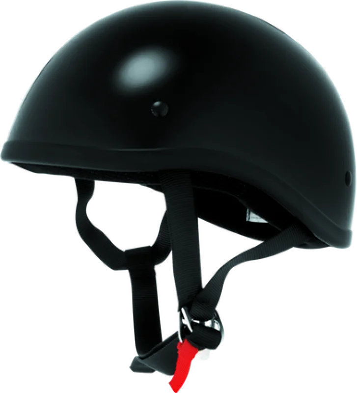 Bikers Choice Skid Lids Original Helmet Black - XL - Side View