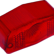 Load image into Gallery viewer, Bikers Choice Small Custom Tail Lamp Lamp Replacement Lens Lucas Style Red