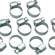 Load image into Gallery viewer, Bikers Choice Stainless Steel Mini Clamp 10 Pk - Side View