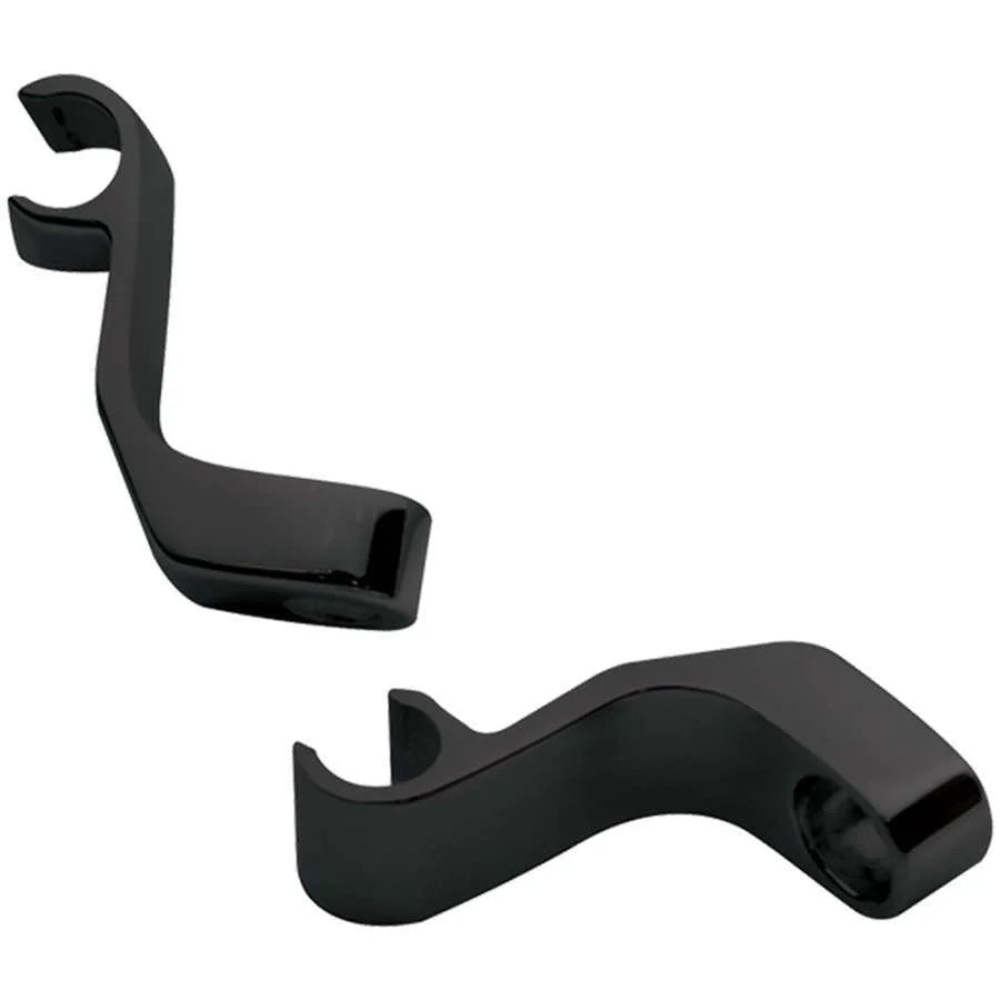 Billet Specialties 1 Wire Separator Valve Cover Mount Black Pair