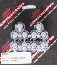 Load image into Gallery viewer, Billet Specialties 1/2-20 ET Conical Seat Lug Nuts 10 Pack