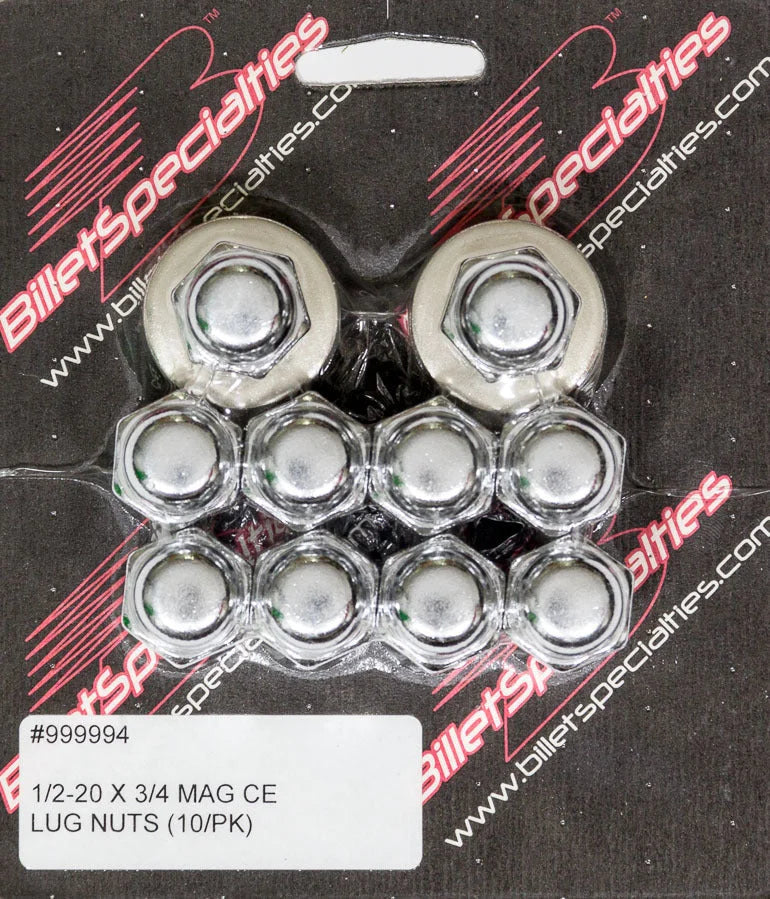 Billet Specialties 1/2-20 X 3/4 Mag Lug Nuts (10/PK)