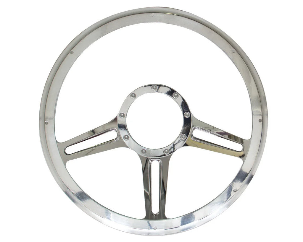 Billet Specialties 14in Speedway Steering Wheel Half Wrap