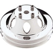 Load image into Gallery viewer, Billet Specialties 2 GRV WP Pulley For LWP Polished fits SBC / BBC