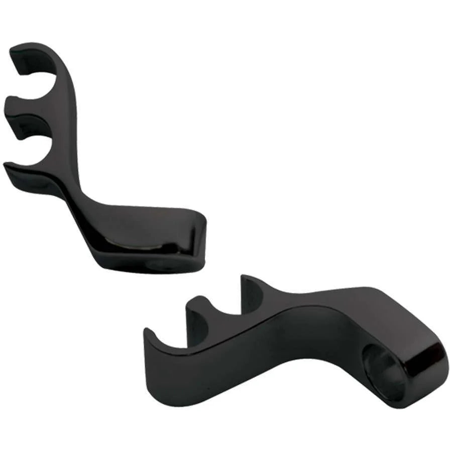 Billet Specialties 2 Wire Separator Valve Cover Mount Black Pair