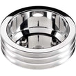 Load image into Gallery viewer, Billet Specialties 3 GRV Crank Pulley LWP Polished fits SBC