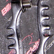Load image into Gallery viewer, Billet Specialties 4 Wire Separator Black Cylinder Head Mount Pair
