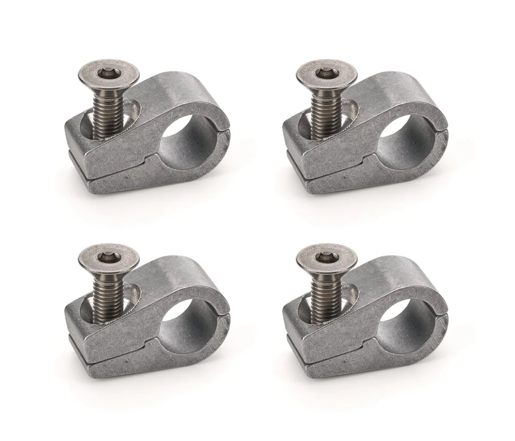 Billet Specialties Billet Line Clamps 1/2in 4pcs