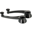 Load image into Gallery viewer, Billet Specialties Black Window Crank Ball Milled fits 1949-Up GM / Ford