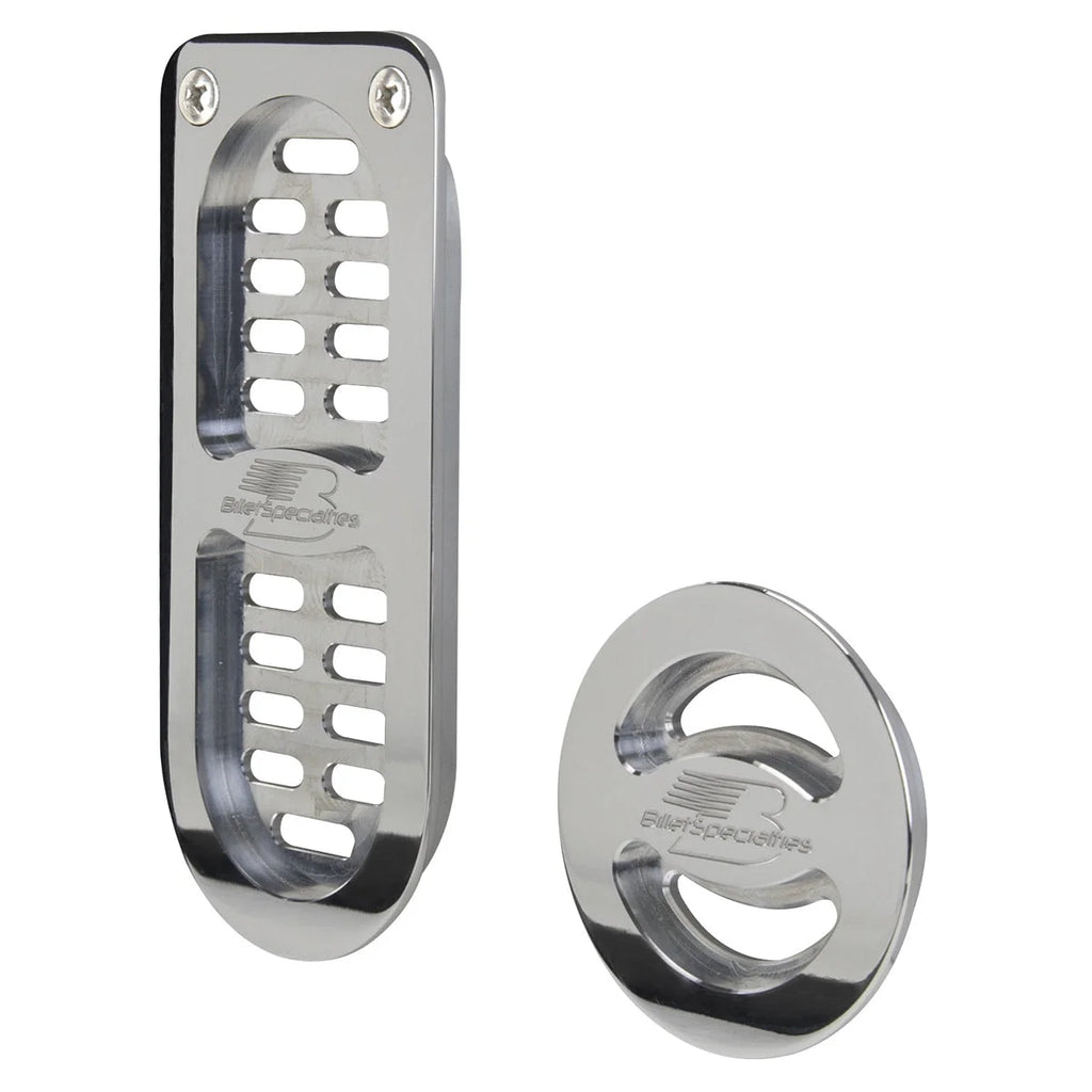 Billet Specialties Door Jamb Vent Polished Pair fits 1972-1976 Gm B-Body