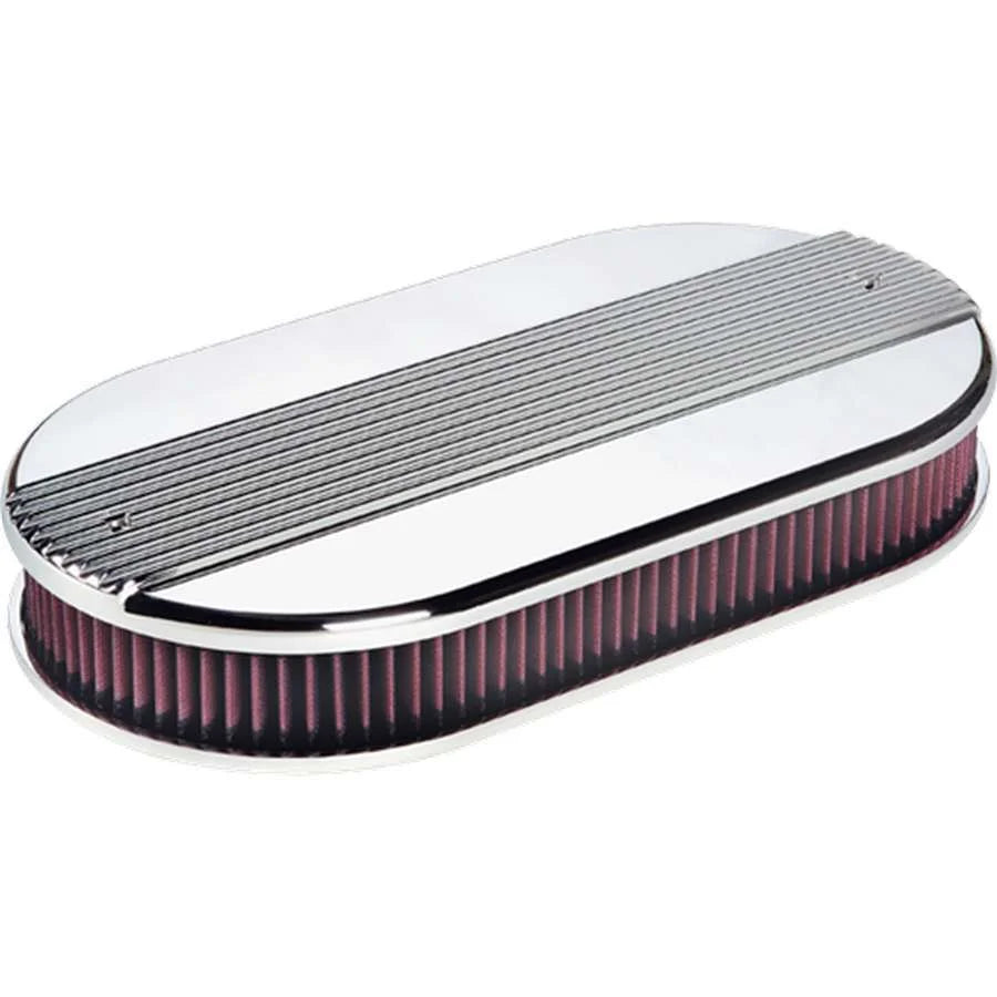 Billet Specialties Dual Quad Ribbed Oval Air Cleaner