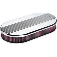 Load image into Gallery viewer, Billet Specialties Dual Quad Ribbed Oval Air Cleaner