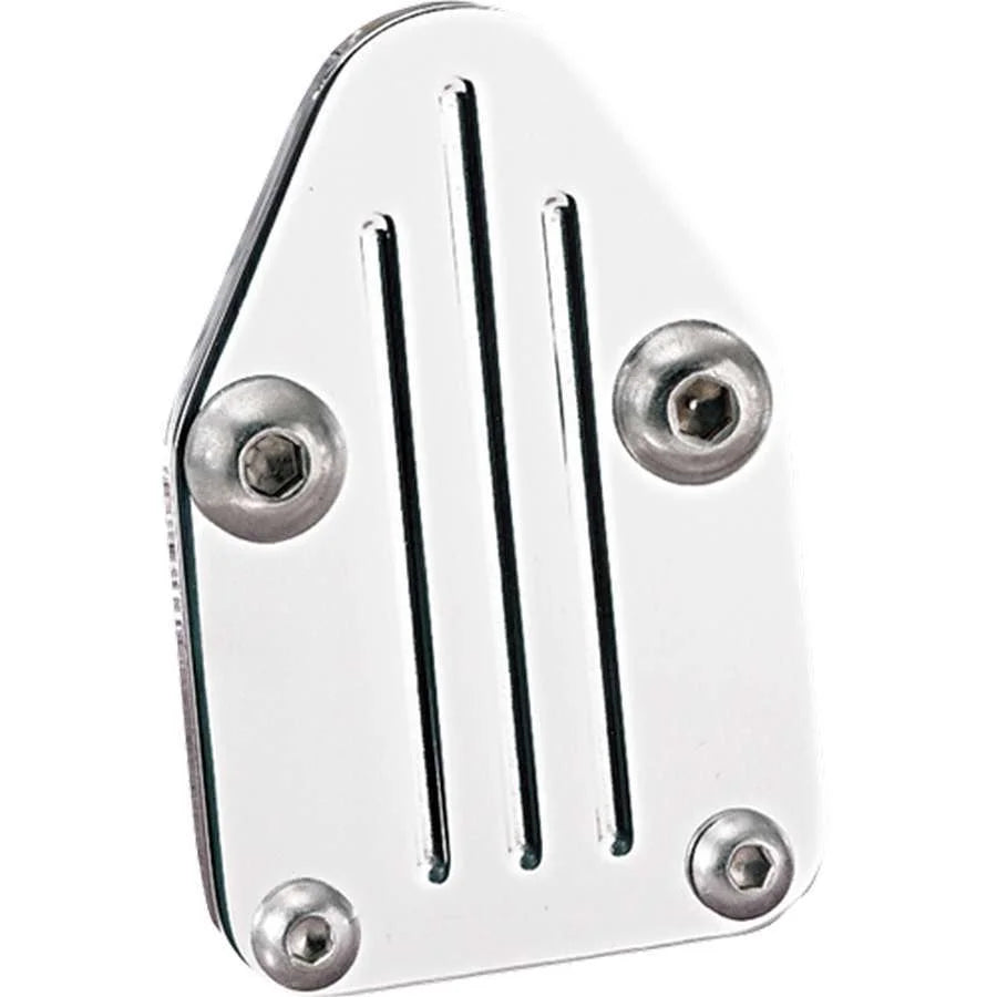 Billet Specialties Fuel Pump Block Off Polished fits SBC