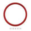 Load image into Gallery viewer, Billet Specialties Half Wrap Ring 15.5in Red Leather