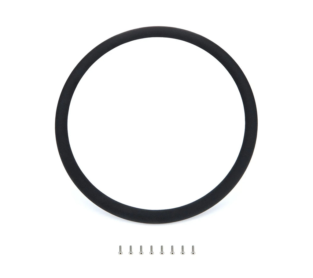 Billet Specialties Half Wrap Ring For 15.5in Wheel Black Leath