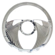 Load image into Gallery viewer, Billet Specialties Half Wrap Steering Wheel -Eagle Polished 29825
