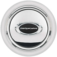 Load image into Gallery viewer, Billet Specialties Horn Button Smooth Polished w/Black Logo
