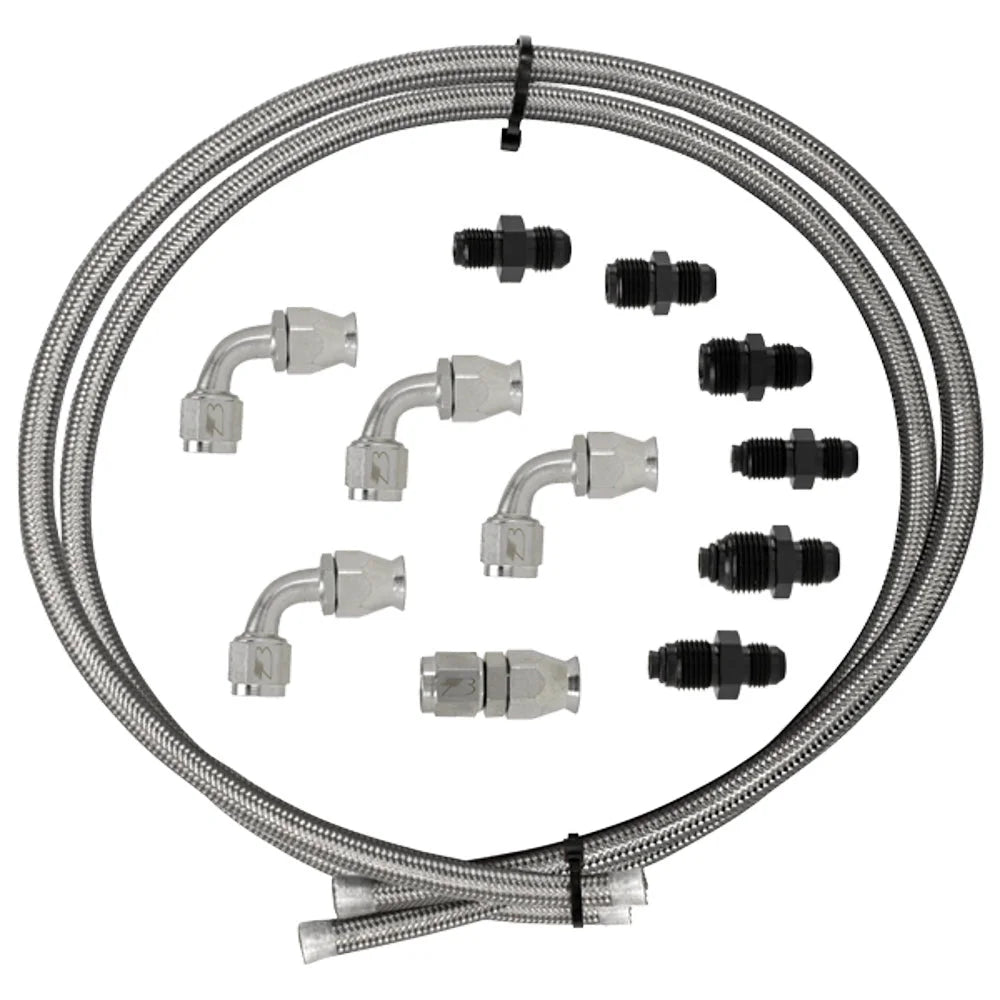 Billet Specialties Hose Kit Power Steering W/Pump Mount Resevoir