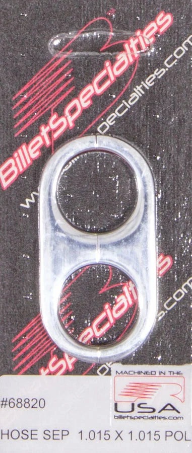 Billet Specialties Hose Separator 1.015x 1.015-Polished