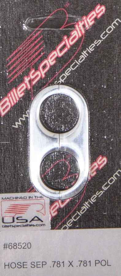 Billet Specialties Hose Separator .781x.781 -Polished