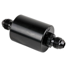 Load image into Gallery viewer, Billet Specialties In Line Fuel Filter -6AN Ends Black