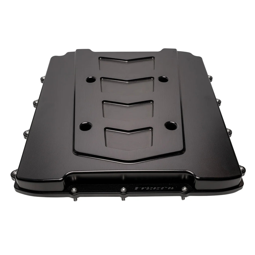 Billet Specialties LS GenV LT4 Supercharger Lid Chevron Black BLK95068