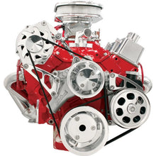 Load image into Gallery viewer, Billet Specialties LWP Serpentine Conversion KIt Black fits SBC