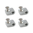 Load image into Gallery viewer, Billet Specialties Line Clamps 3/16in (4PK) 65110