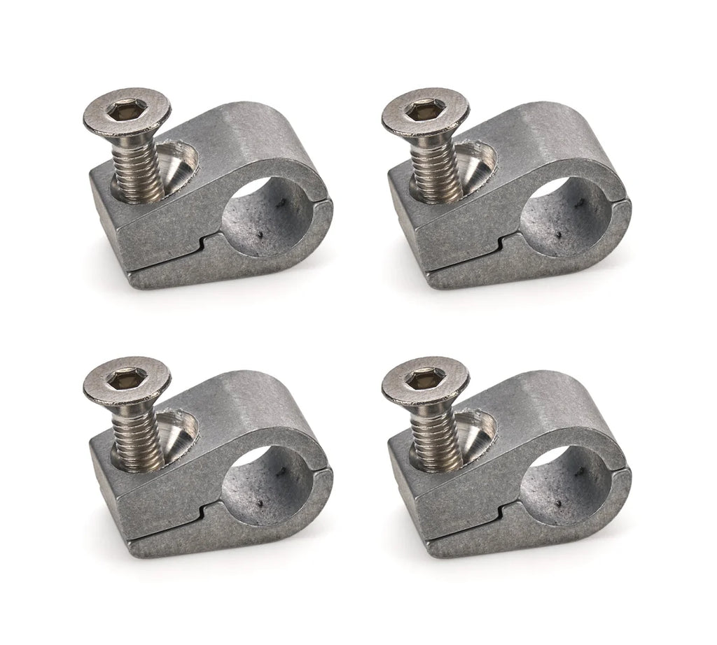 Billet Specialties Line Clamps 3/8in (4PK)