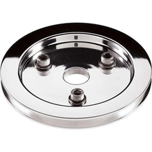 Load image into Gallery viewer, Billet Specialties Polished 1 Groove Lower Pulley fits SBC