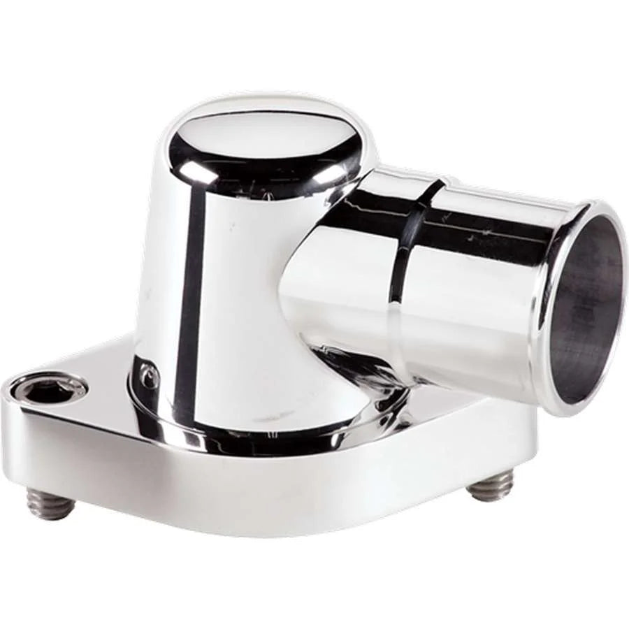 Billet Specialties Polished 90 Degree Water Neck fits SBC