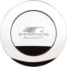 Load image into Gallery viewer, Billet Specialties Polished Horn Button Lg. Billet Logo