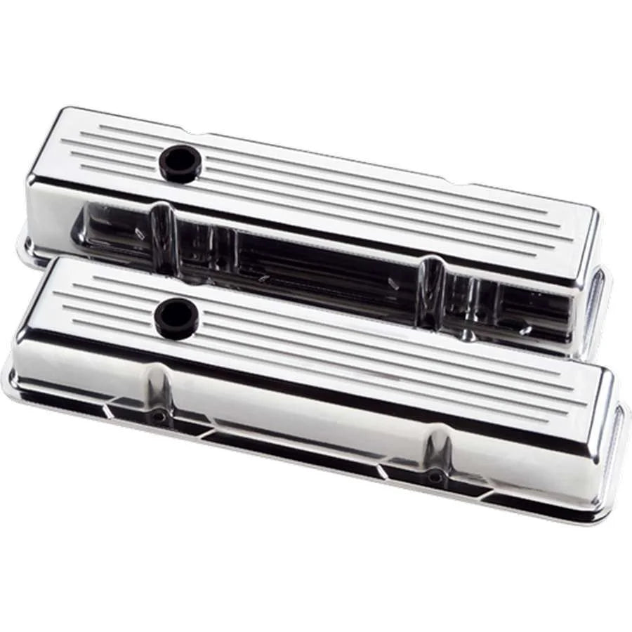 Billet Specialties Polished Tall V/C Ball Milled fits SBC