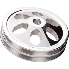 Load image into Gallery viewer, Billet Specialties Power Steering Pulley 2 Groove Keyway fits 1966-1976 GM