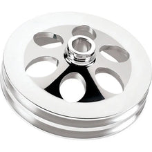 Load image into Gallery viewer, Billet Specialties Power Steering Pulley 2 Groove Press on fits 1977- GM