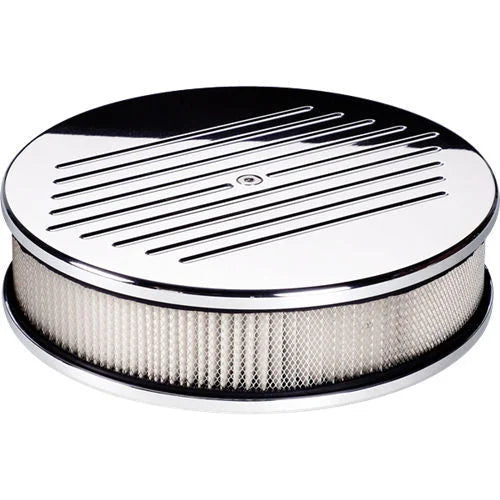 Billet Specialties Round 9.5in. Air Cleaner Ball Milled