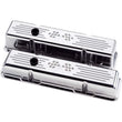 Load image into Gallery viewer, Billet Specialties Short Checkered Flag Valve Covers fits SBC
