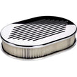 Load image into Gallery viewer, Billet Specialties Small Oval Air Cleaner Ball Milled