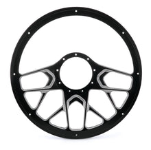 Load image into Gallery viewer, Billet Specialties Steering Wheel 1/2 Wrap 14in Redline Black BC30107