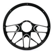 Load image into Gallery viewer, Billet Specialties Steering Wheel 1/2 Wrap 15.5in Redline Polished 34107