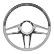 Load image into Gallery viewer, Billet Specialties Steering Wheel 1/2 Wrap 15.5in Tec 5 Polished 34051