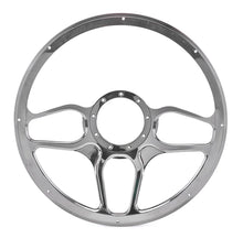 Load image into Gallery viewer, Billet Specialties Steering Wheel 1/2 Wrap 15.5in Win Lite Black BC34102
