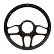 Load image into Gallery viewer, Billet Specialties Steering Wheel 1/2 Wrap Win Lite Black BLK30102