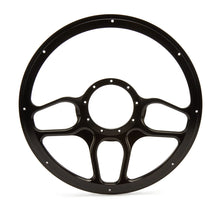Load image into Gallery viewer, Billet Specialties Steering Wheel 1/2 Wrap Win Lite Black BLK30102