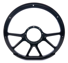 Load image into Gallery viewer, Billet Specialties Steering Wheel 14in D-Sh ape Prism Black