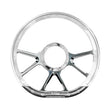 Load image into Gallery viewer, Billet Specialties Steering Wheel 14in D-Sh ape Prism Polished