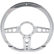 Load image into Gallery viewer, Billet Specialties Steering Wheel 14in D-Shape Trans Am Polished