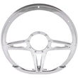 Load image into Gallery viewer, Billet Specialties Steering Wheel 14in D-Shape Victory Polished